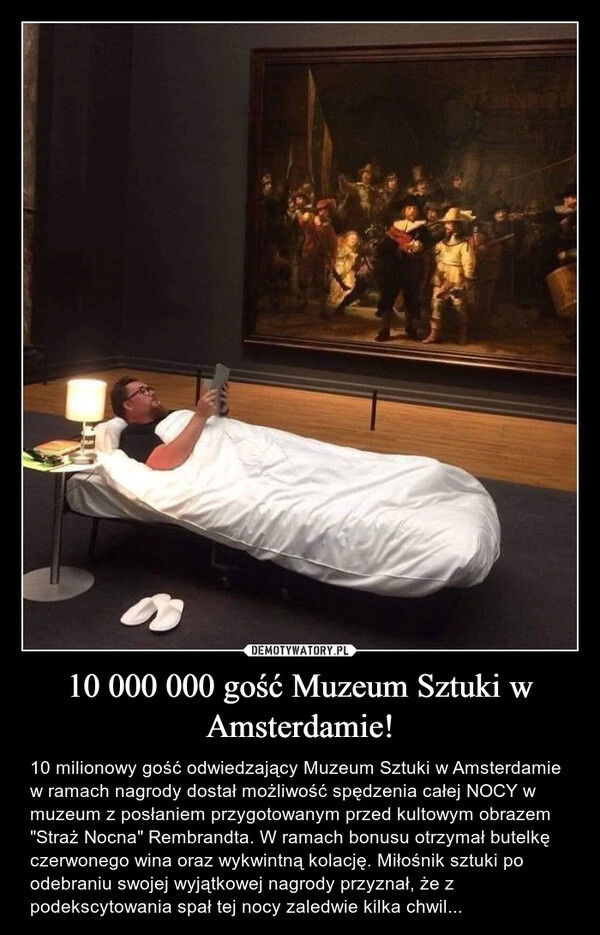 
    10 000 000 gość Muzeum Sztuki w Amsterdamie!