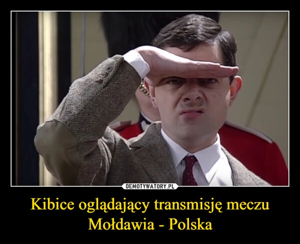 
    Kibice oglądający transmisję meczu Mołdawia - Polska