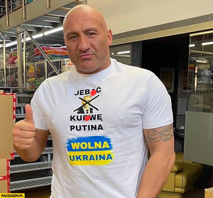 Najman koszulka jechać kurne putina wolna Ukraina