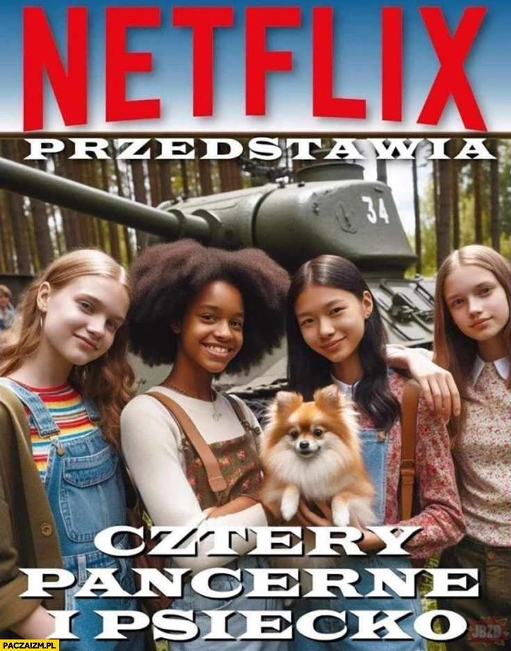 
    Netflix przedstawia cztery pancerne i psiecko pies piesek