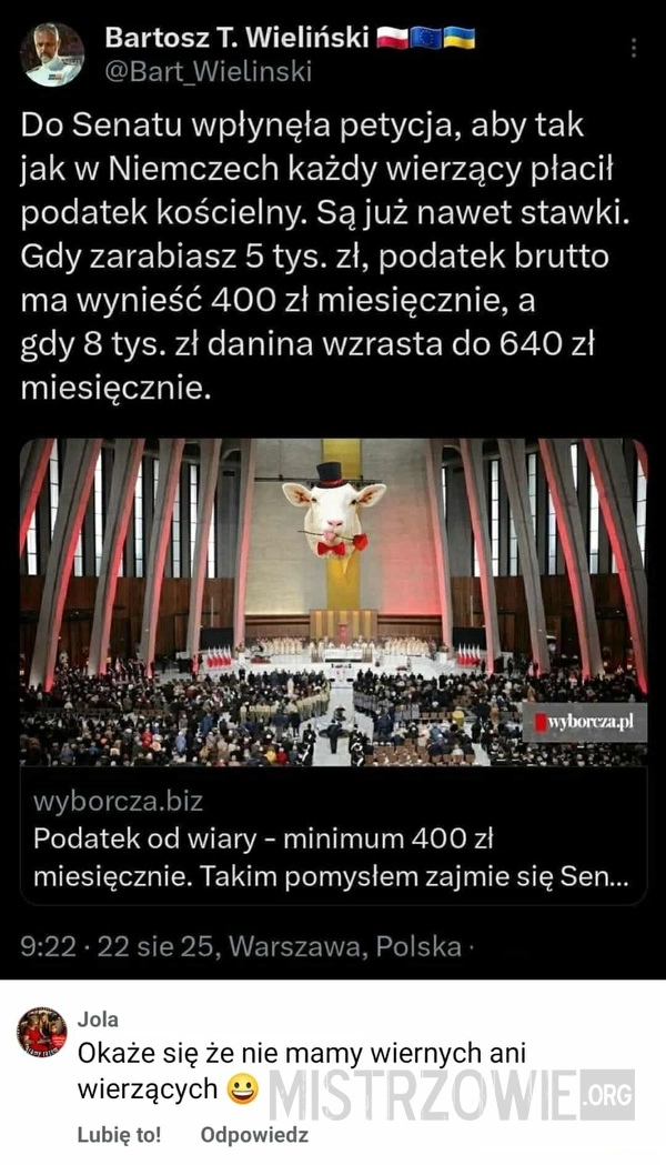 
    Podatek kościelny
