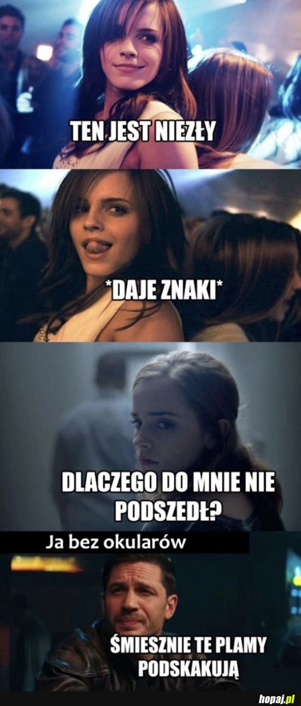 
    Bez okularów