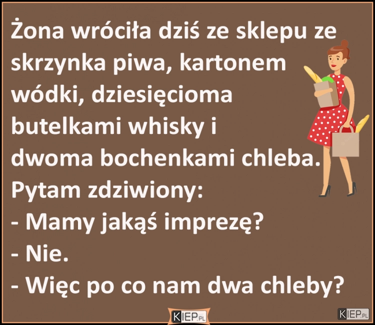 
    Dziwne zakupy Żony