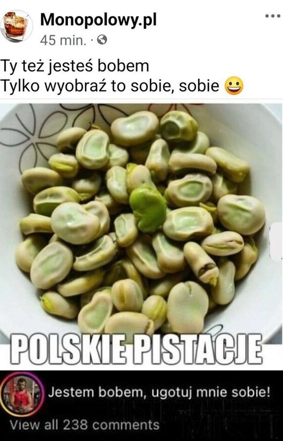 
    Jestem bobem, ugotuj mnie sobie