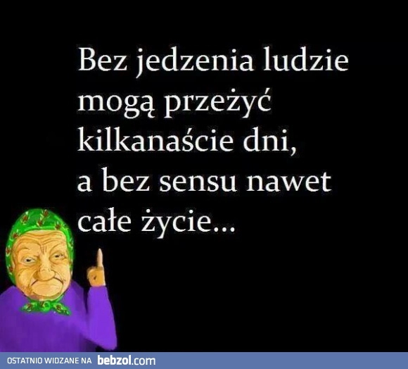 
    Bez sensu