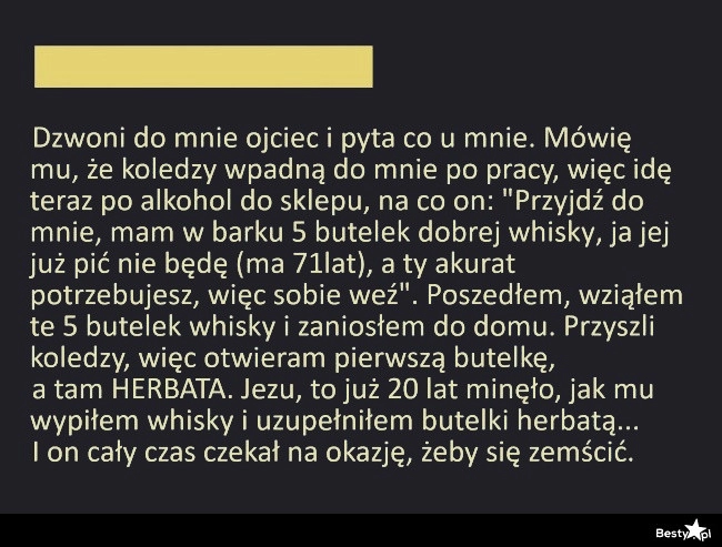 
    Hojna propozycja od ojca 