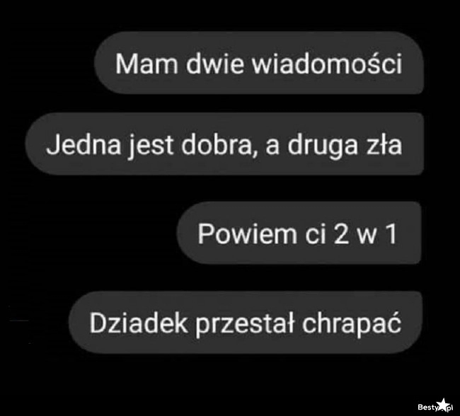 
    Dwie wiadomości 