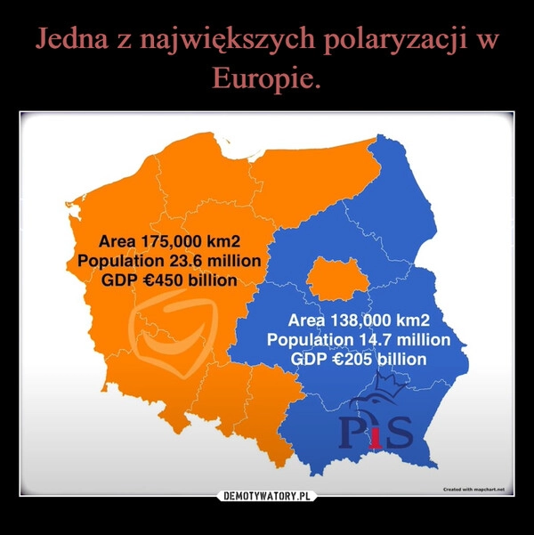 
    Jedna z największych polaryzacji w Europie.