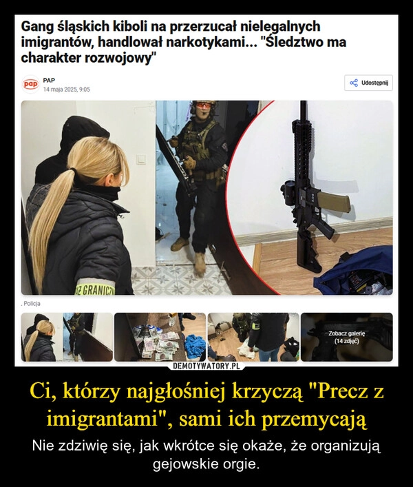 
    Ci, którzy najgłośniej krzyczą "Precz z imigrantami", sami ich przemycają