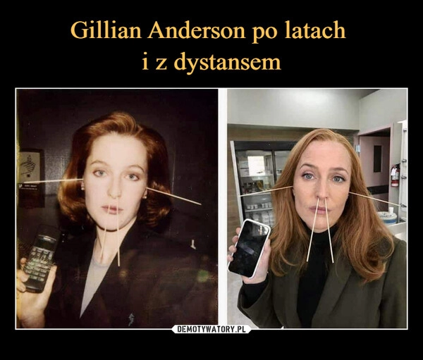 
    
Gillian Anderson po latach
i z dystansem 