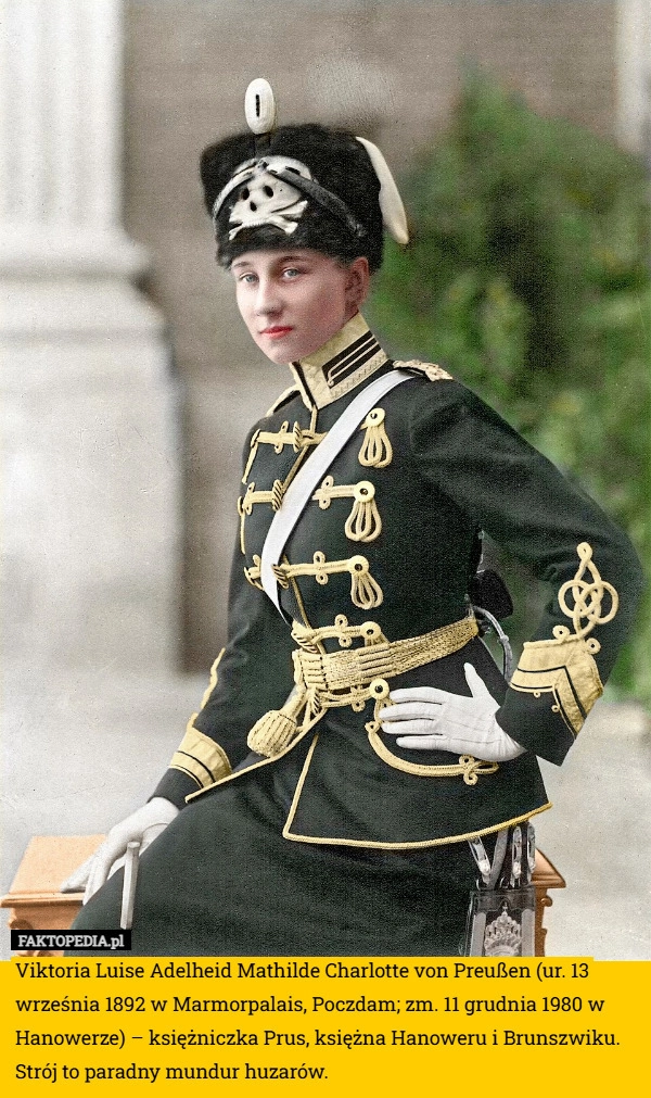 
    Viktoria Luise Adelheid Mathilde Charlotte von Preußen (ur. 13 września