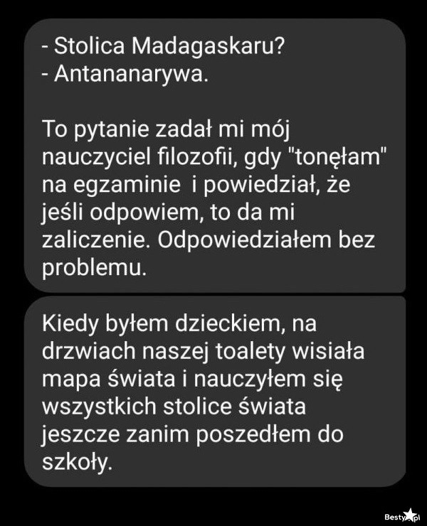 
    Pytanie ostatniej szansy 