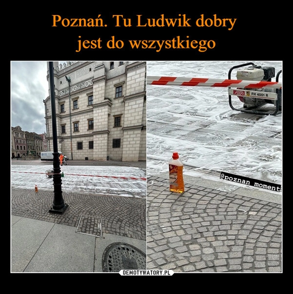 
    Poznań. Tu Ludwik dobry 
jest do wszystkiego