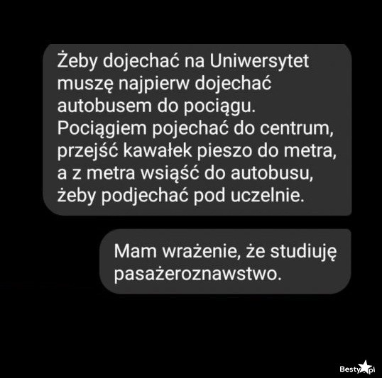 
    Dojazd na uczelnię 