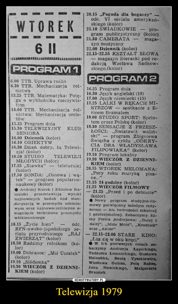 
    Telewizja 1979