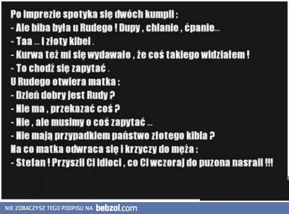 Złoty kibel
