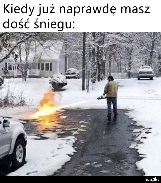 
    Ostateczne rozprawienie się ze śniegiem 