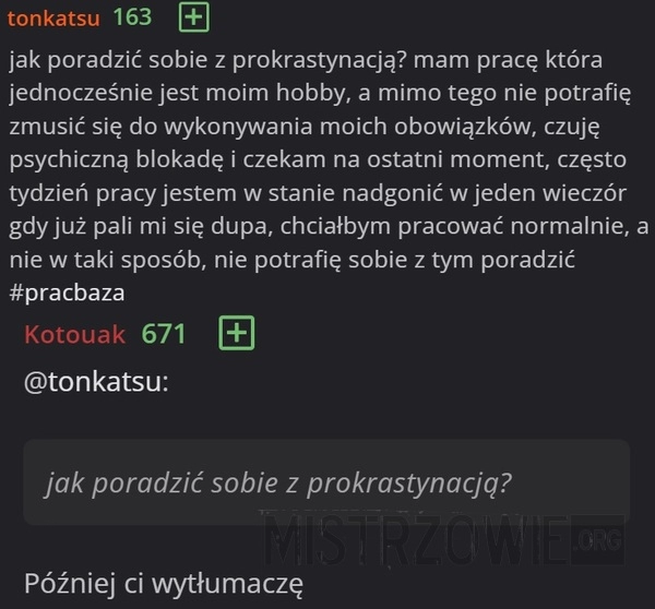 
    Prokrastynacja