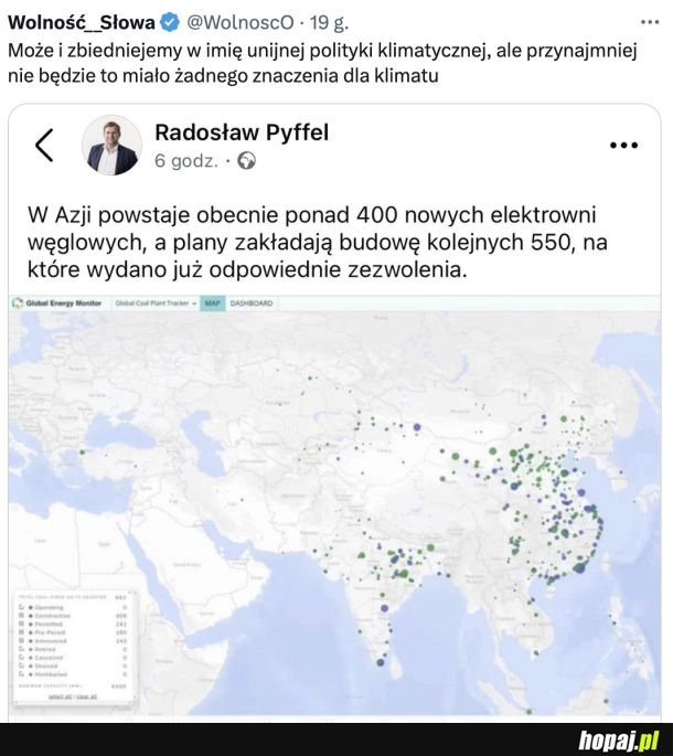 
    Może i zbiedniejemy, ale za to nie będzie to miało znaczenia dla klimatu