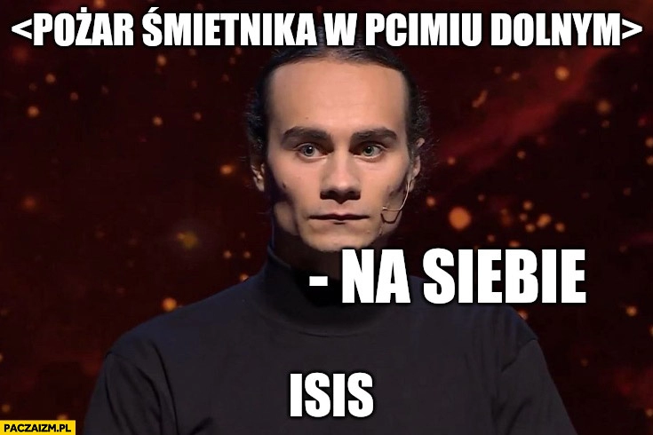 
    Pożar śmietnika w Pcimiu dolnym, ISIS na siebie Artur Baranowski 1 z 10