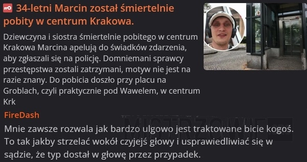 
    Śmiertelne pobicie