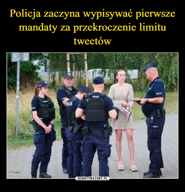 
    Policja zaczyna wypisywać pierwsze mandaty za przekroczenie limitu tweetów