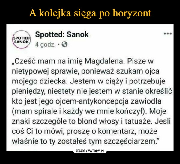 
    A kolejka sięga po horyzont