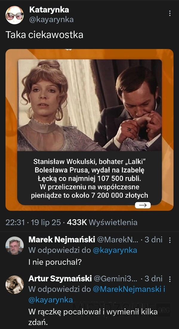 
    Taka ciekawostka