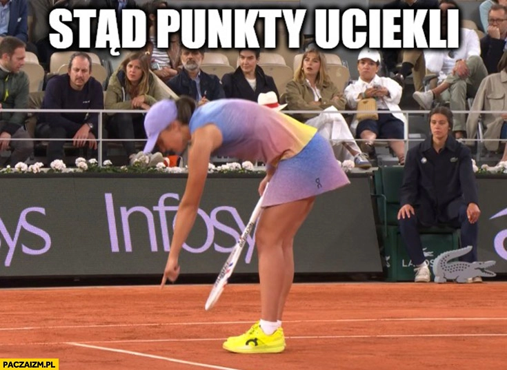 
    Iga Światek stąd punkty uciekli