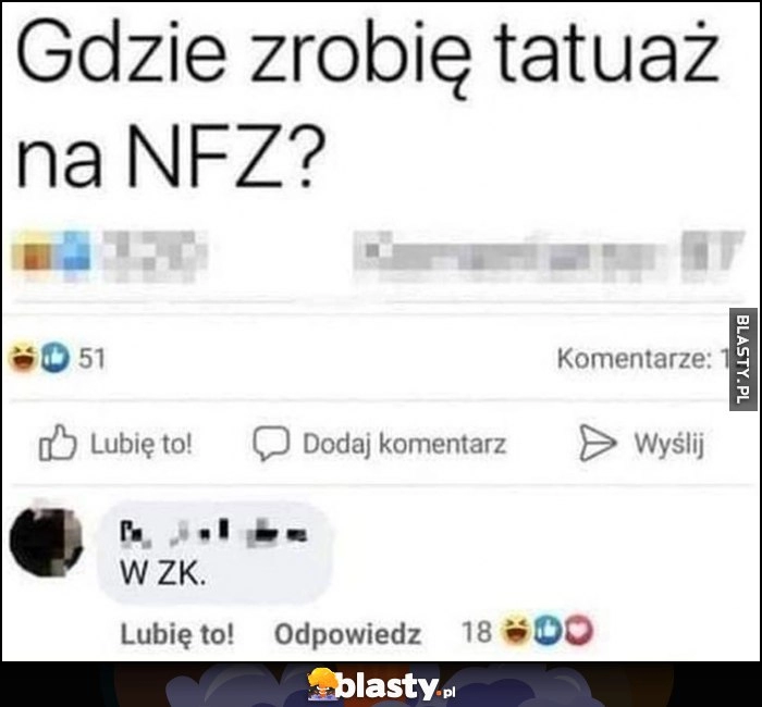 
    Gdzie zrobię tatuaż na NFZ? W ZK