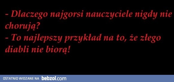 Kolejny potwierdzony szkolny fakt!!