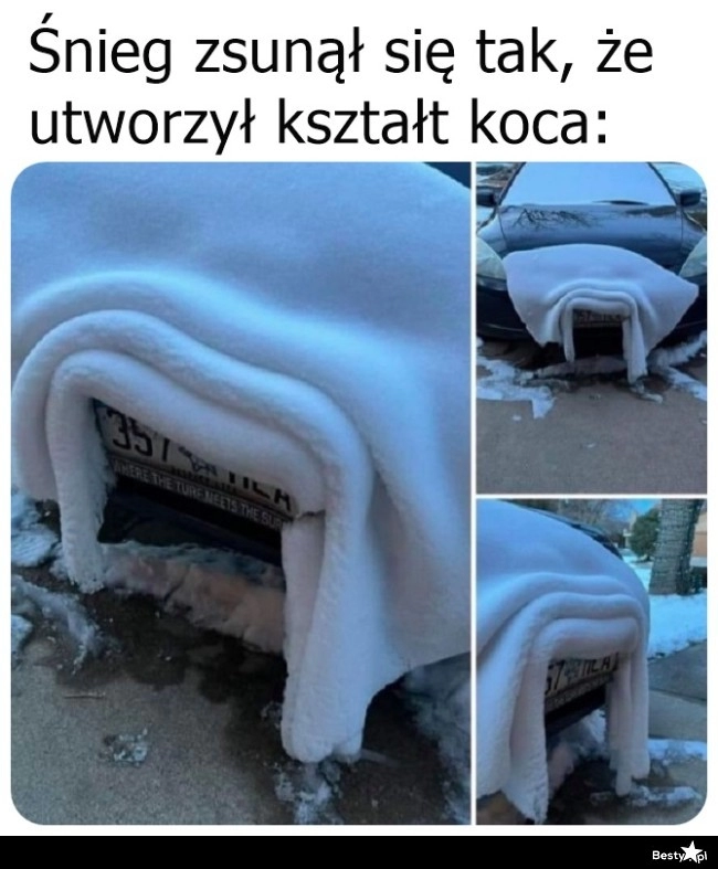 
    Koc ze śniegu 