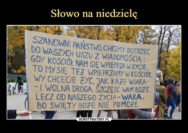 
    Słowo na niedzielę