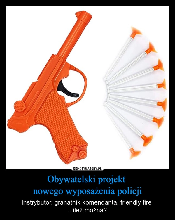 
    Obywatelski projekt 
nowego wyposażenia policji