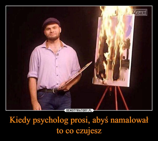 
    Kiedy psycholog prosi, abyś namalował to co czujesz