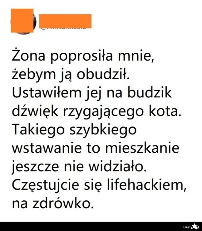 
    Budzenie żony 