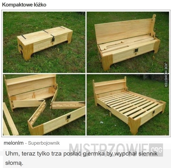 
    Kompaktowe łóżko