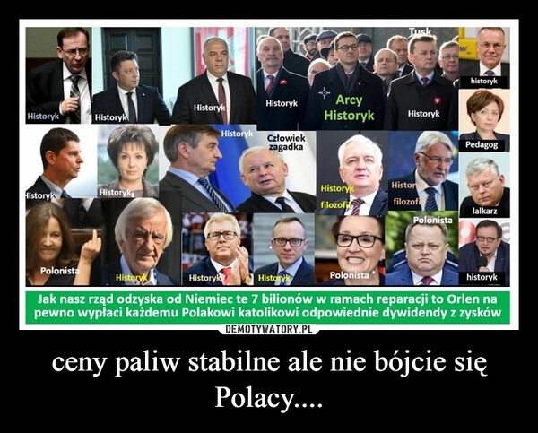 
    ceny paliw stabilne ale nie bójcie się Polacy.... 