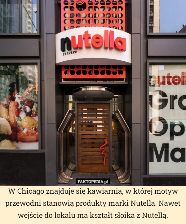 
    W Chicago znajduje się kawiarnia, w której motyw przewodni stanowią produkty