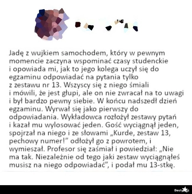 
    Historia z czasów studenckich 