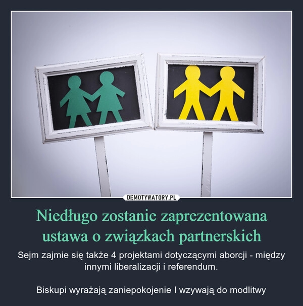 
    Niedługo zostanie zaprezentowana ustawa o związkach partnerskich