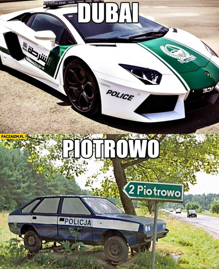 
    Policja Dubaj Lamborghini Aventador Piotrowo Polonez