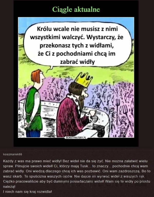 
    Widły rządzą