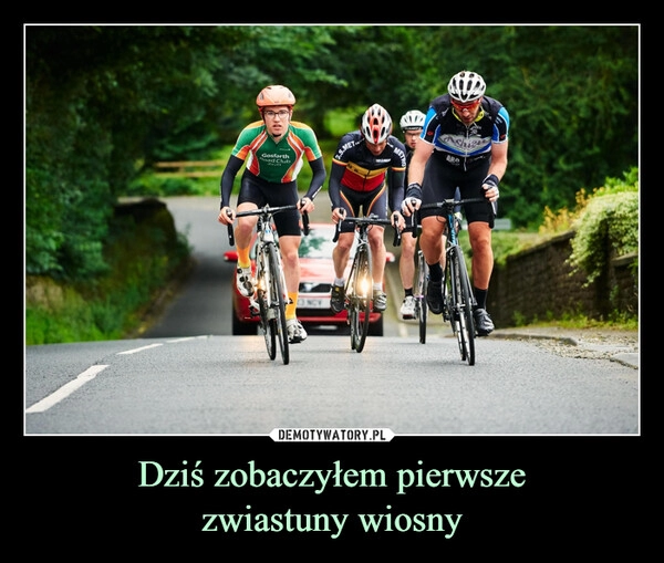 
    Dziś zobaczyłem pierwsze
zwiastuny wiosny