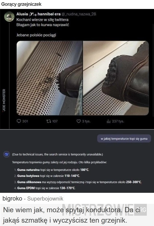 
    Gorący grzejniczek