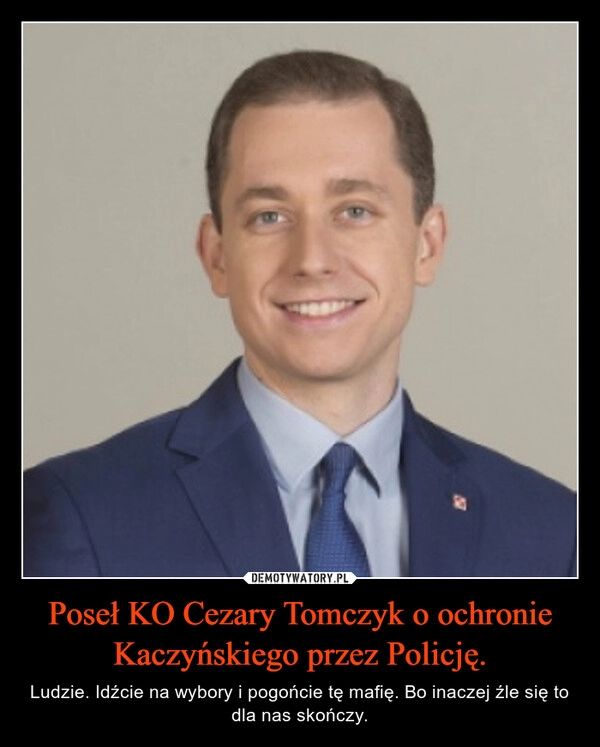 
    Poseł KO Cezary Tomczyk o ochronie Kaczyńskiego przez Policję.