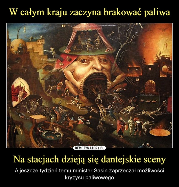 
    W całym kraju zaczyna brakować paliwa Na stacjach dzieją się dantejskie sceny