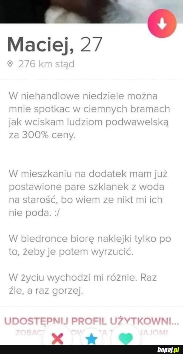 
    Przezorny, bez złudzeń i szczery