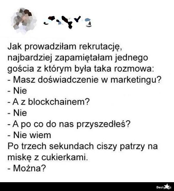 
    Z życia rekrutera 