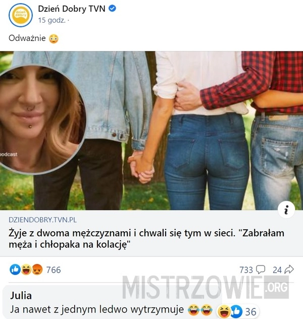 
    Żyje z dwoma